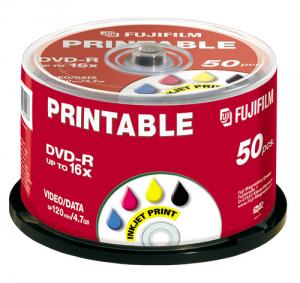 DVD-R FUJI 4,7GB VIT 16X 50-PACK CAKEBOX