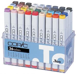 COPIC MARKER 36-SET BASIC