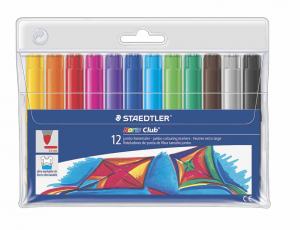 STAEDTLER NORIS CLUB JUMBO TUSCHPENNOR 12-SET