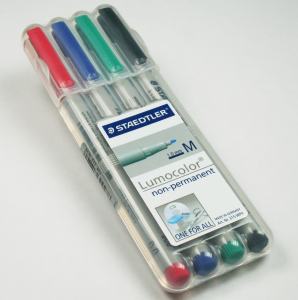 STAEDTLER LUMOCOLOR 315 MEDIUM 1,0MM 4-SET