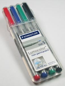 STAEDTLER LUMOCOLOR 311 SMALL 0,4MM 4-SET