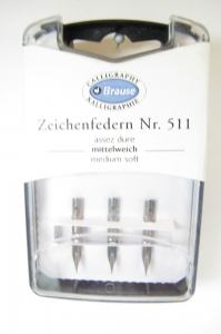 BRAUSE KALLIGRAFISTIFT ZEICHEN 511 3-PACK