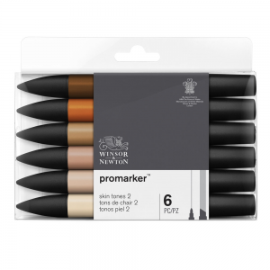 WINSOR & NEWTON PROMARKER 6 SKIN TONES 1