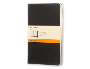 MOLESKINE CAHIER LINJERAD SVART 3-PACK