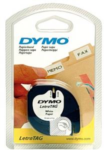 DYMO MÄRKBAND 12MM PAPPER VIT