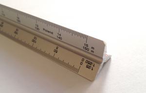 LENIAR SKALSTOCK ALUMINIUM 30CM