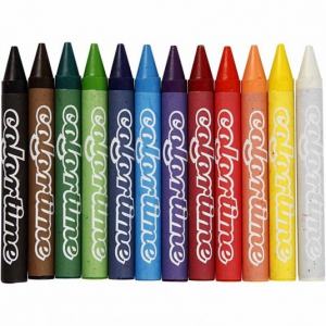 CC HOBBY COLORTIME FÄRGKRITOR 12-PACK